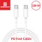 Кабель Biboshi A08 Type-C - Type-C 1m 5A white