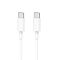 Кабель Biboshi A08 Type-C - Type-C 1m 5A white
