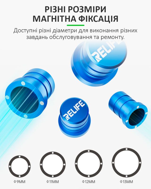 Защита для линз камеры Relife RL-099 / 14мм 16мм 17мм 18мм / магнитные / набор 4 шт.