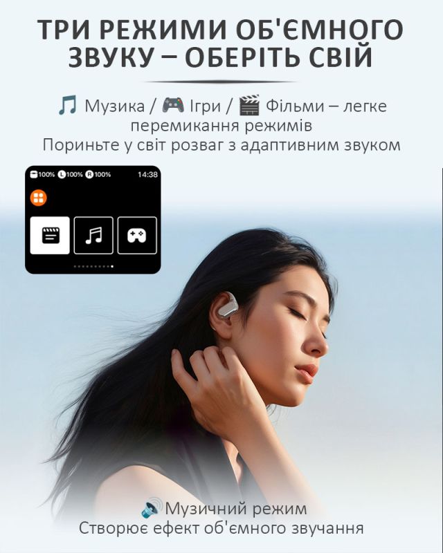 Наушники беспроводные Q18 TWS Earbuds с LED дисплеем, Bluetooth 5.4, ENC, 300mAh White