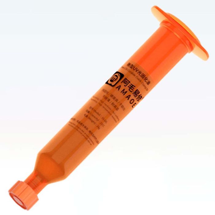 Ультрафиолетовый лак Amaoe 3S-INK-15СС, маска для ремонта плат (24g)