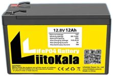 Аккумуляторная батарея LiitoKala LiFePO4 12.8V / 12Ah (153,6Wh) / 151*65*98mm / 1.4kg