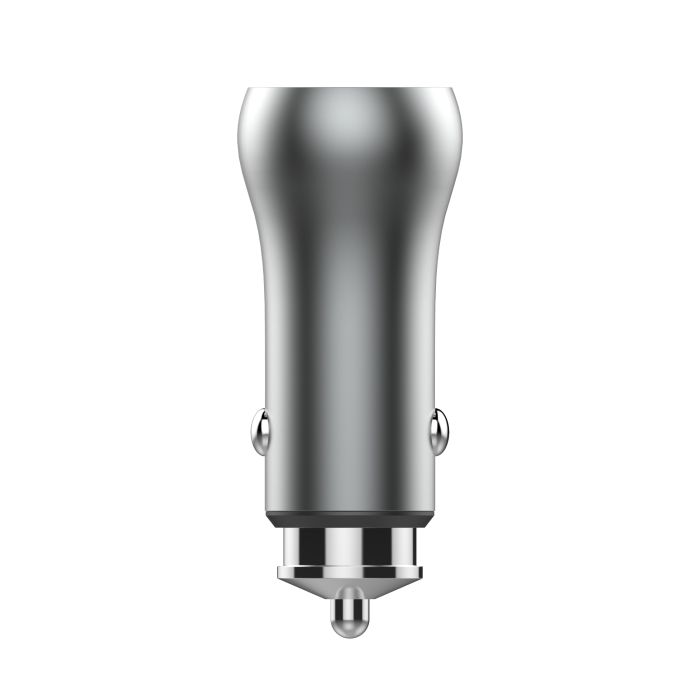 Автомобільний зарядний пристрій Biboshi Z04 1 USB 1 Type-C PD-20W silver
