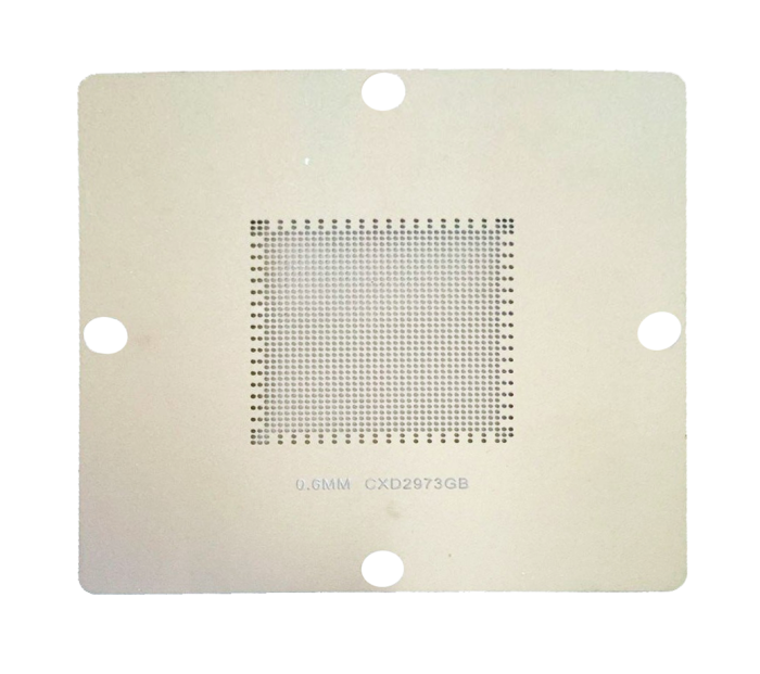 Трафарет BGA прямого нагріву CXD2973GB (0.60mm)