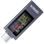 Багатофункціональний USB тестер KOWSI KWS-2302C Type-C / ударостійкий / QC3.0 / 4-30V / 12A