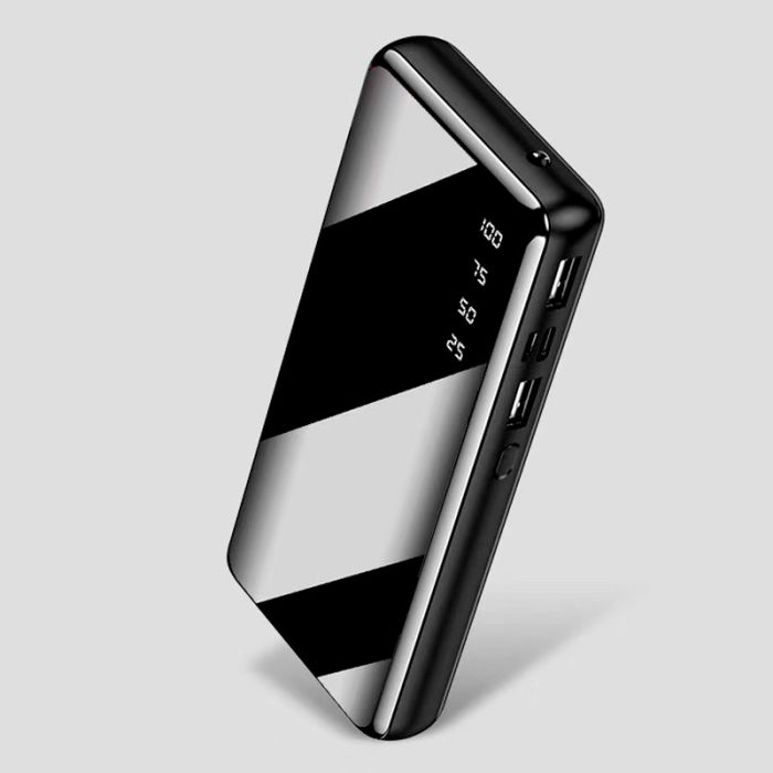 Power bank XIYT YZA0810 10000 mAh 2xUSB/Micro/Type-C/Lightning/Ліхтарик