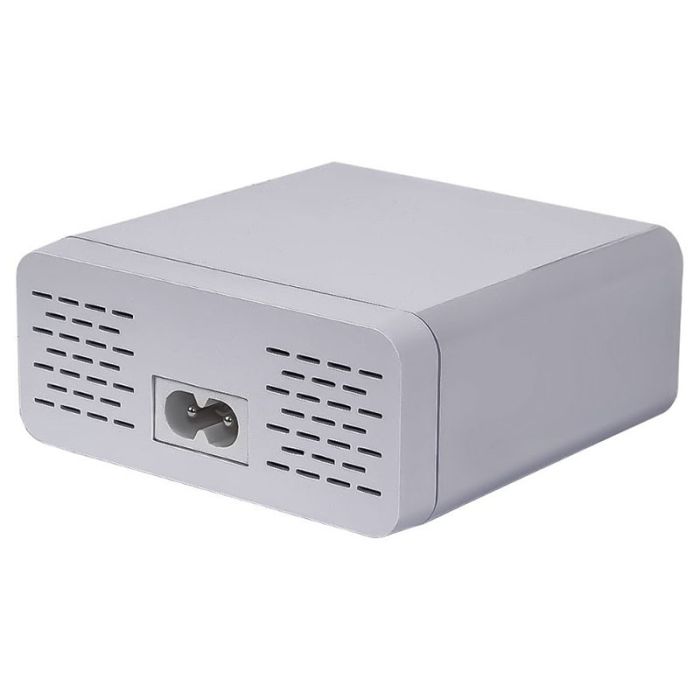Быстрая зарядная станция WLX-896 / цифровая индикация / 3.5A / 5xUSB / 1xUSB QC3.0 / 40W