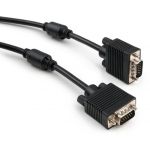 Кабель мультимедийный VGA 3.0m ferrits Vinga (VCPVGAF3BK)