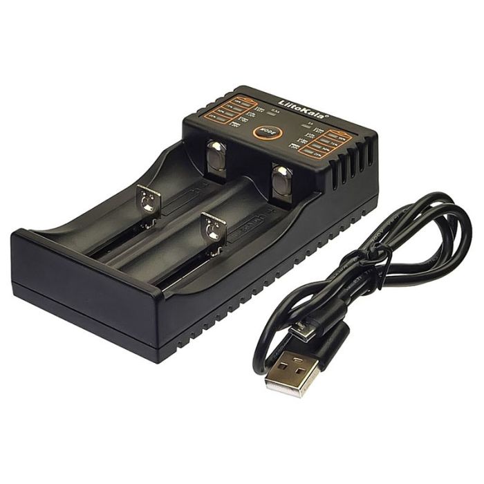 Універсальний зарядний пристрій LiitoKala Lii-202 для 18650, AA, AAA Li-Ion, LiFePO4, Ni-MH/Cd + PowerBank