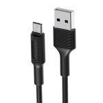 Кабель Borofone BX1 USB to MicroUSB 1m чорний