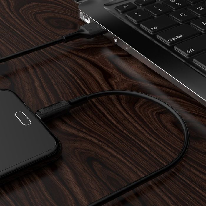 Кабель Borofone BX1 USB to MicroUSB 1m чорний