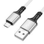 Кабель Borofone BX83 USB to MicroUSB 1m білий
