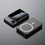 Power bank бездротовий XIYT Y211 / швидка зарядка / Magsafe / Magnetic / 22.5W + 15W / 10000 mAh Black