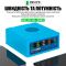 Швидкий зарядний пристрій Relife RL-304R / бездротова зарядка QI 15W / 2xUSB / 3xUSB Type-C PD3.1 / 260W