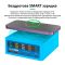 Швидкий зарядний пристрій Relife RL-304R / бездротова зарядка QI 15W / 2xUSB / 3xUSB Type-C PD3.1 / 260W