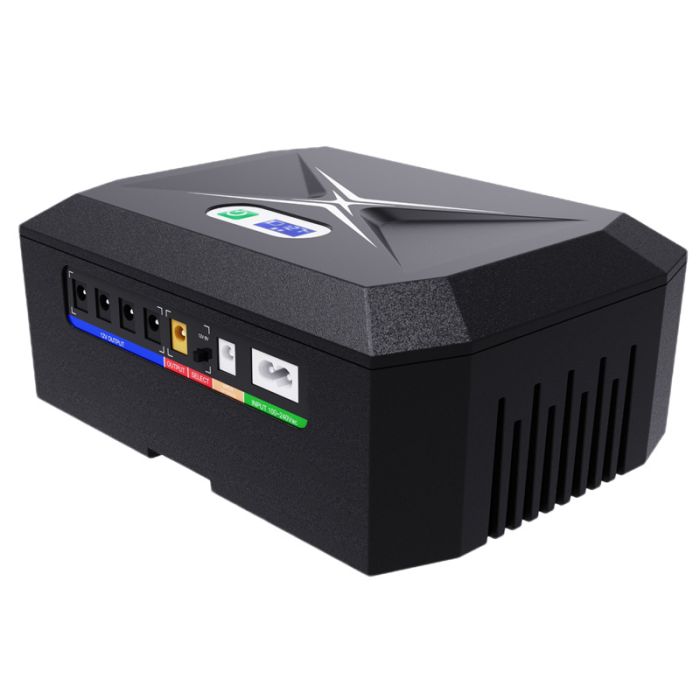 Джерело безперебійного живлення (ДБЖ, UPS) DCP60W для роутера, термінала, камери (60 Вт, 20800 mah) Black