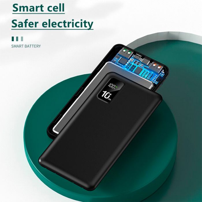 Power bank XIYT YZB0221 10000 mAh 2xUSB/Micro/Type-C White