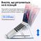 Подставка для ноутбука N3, складная, регулировка наклона, алюминий + силикон Silver