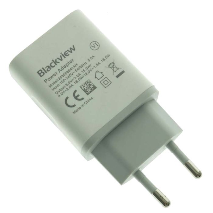 Зарядное устройство Blackview 203008641AH / 1 USB / 2A / 9V / Quick Charge / 18W