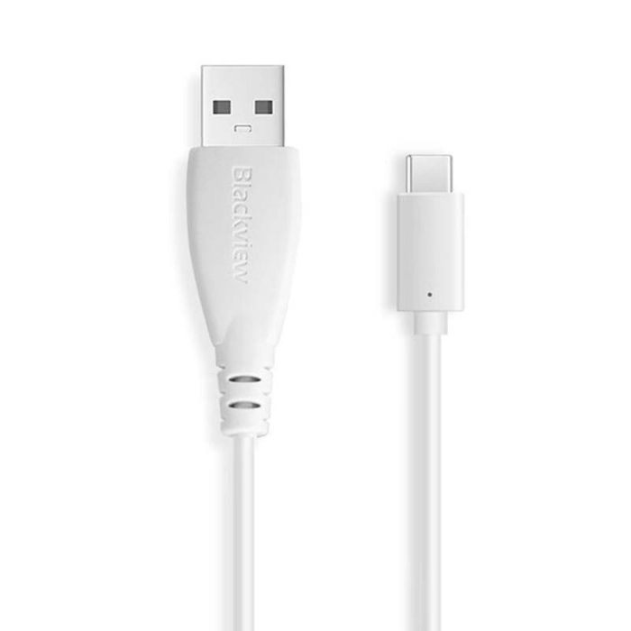 Кабель Blackview для заряджання, передачі даних USB Type-C 1m White