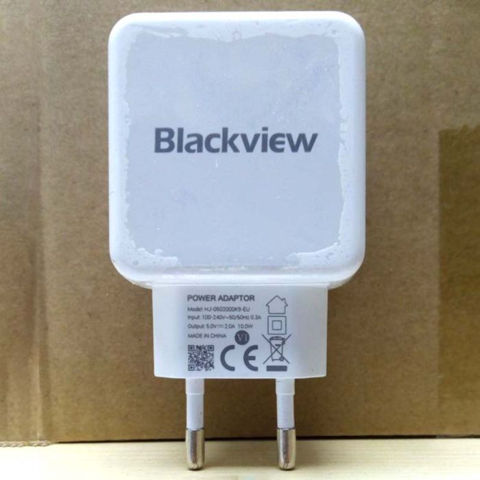 Зарядное устройство Blackview HJ-0502000K9-EU / 1 USB / 5V / 2A / 10W