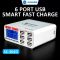 Швидкий зарядний пристрій Sunshine SS-304D 3.5A / 6xUSB / 30W