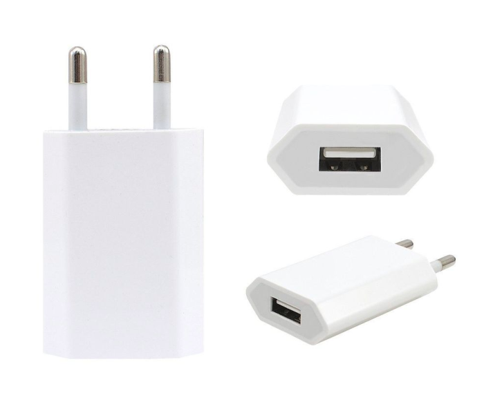 Мережевий зарядний пристрій Apple MD813ZM/A (1 USB порт, 1.0 A) White