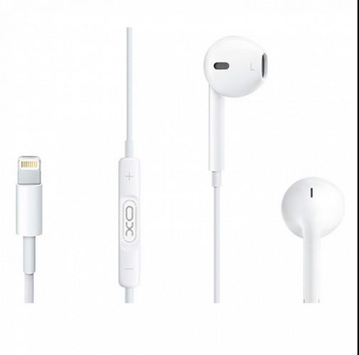 Навушники XO EP45 Wired/Bluetooth earphones lightning White
