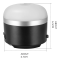 Ліхтар кемпінговий EcoFlow + Powerbank 3600 mAh / 5 режимів / магніт / гачок / IP65 / 5W / Type-C