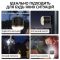 Ліхтар кемпінговий Camping Light M1 + Powerbank 7200 mAh / 5 режимів / магніт / гачок / IP65 / Type-C Black