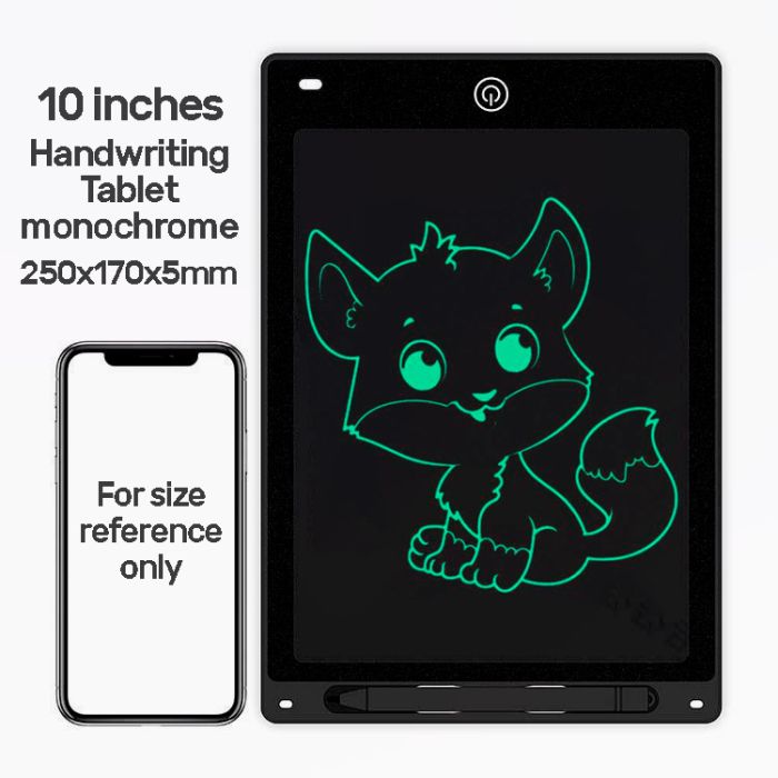 Планшет графический для рисования, заметок 10" LCD Writing Pad Black