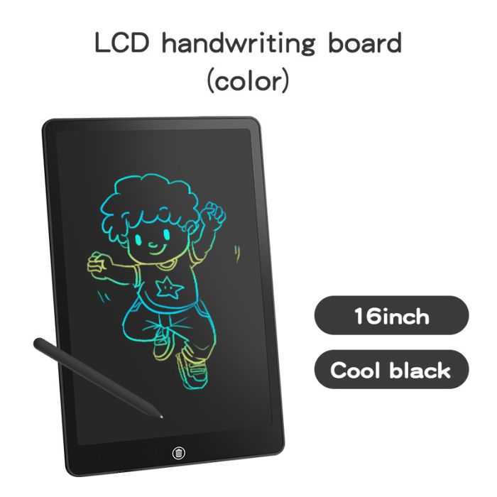 Планшет графічний для малювання, нотаток 16" LCD Writing Pad Black