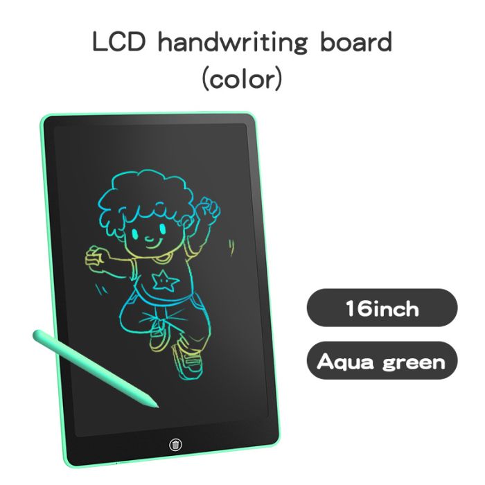 Планшет графічний для малювання, нотаток 16" LCD Writing Pad Green