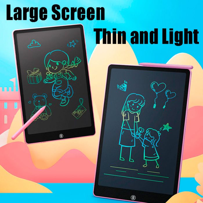 Планшет графічний для малювання, нотаток 16" LCD Writing Pad Pink