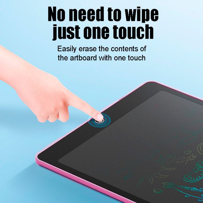 Планшет графічний для малювання, нотаток 16" LCD Writing Pad Pink