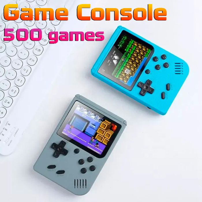 Портативная игровая приставка Gamemaster 500 in 1 джойстик, консоль, 8 bit Yellow