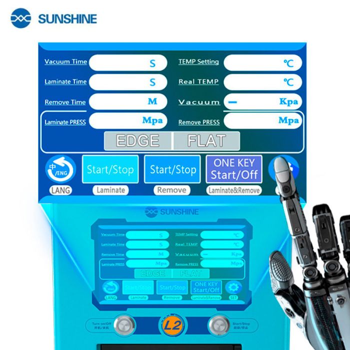 Вакуумный ламинатор автоклав Sunshine L2 / 7''/ встроенный насос / ЖК-дисплей / сенсорное управление
