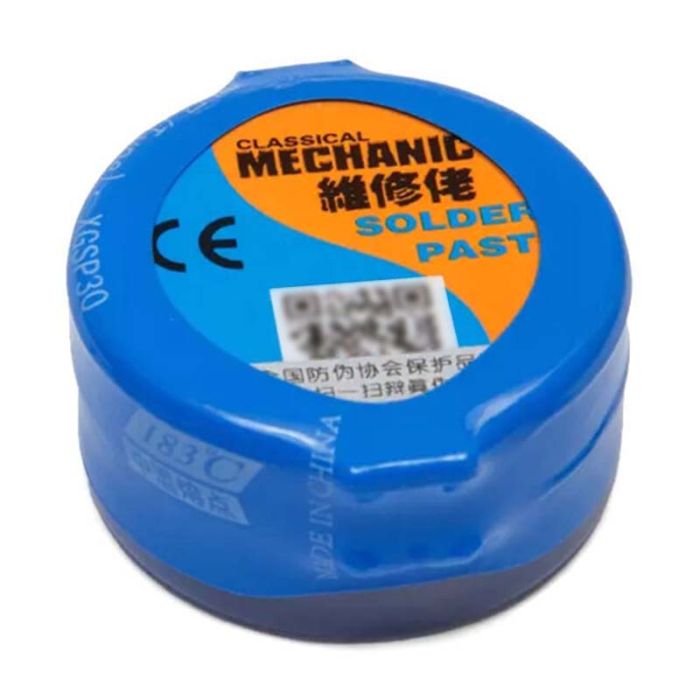 Паяльная паста BGA Mechanic XG30 / Sn 63%, Pb 37% / 183°C / 16 г