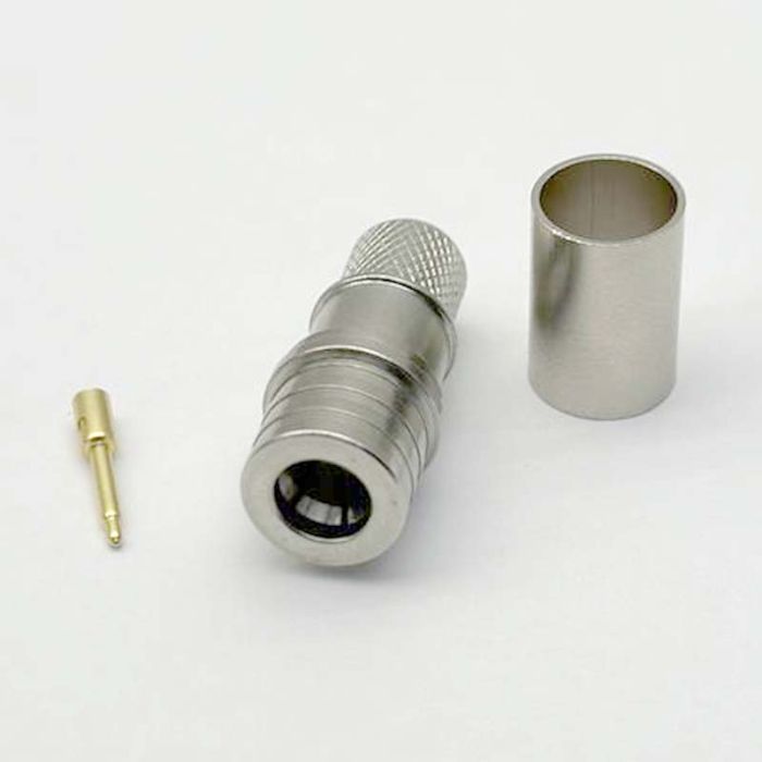 Роз'єм конектор QMA male (тато) обжимний для кабелю 5D-FB RG6 RG5 LMR300 RG304 РК-75