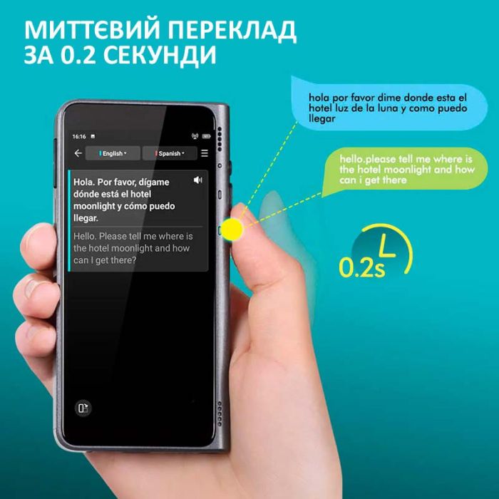 Голосовой переводчик Timekettle Fluentalk T1 авто двусторонний перевод, 40 языков, фото, онлайн, офлайн