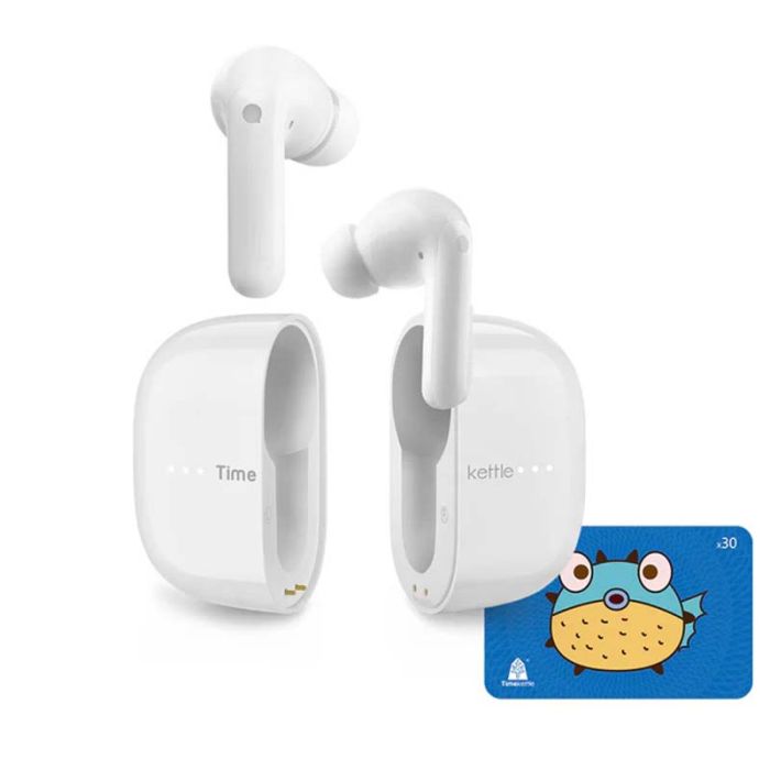 Наушники переводчик Timekettle M3 синхронный перевод, музыка, звонки, 42 языка, офлайн + онлайн White