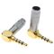 Роз'єм HM-450 4pin 3.5mm mini-jack кутовий Сірий
