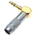 Разъём HM-081 3pin 3.5mm mini-jack угловой Серый