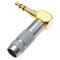 Роз'єм HM-081 3pin 3.5mm mini-jack кутовий Сірий