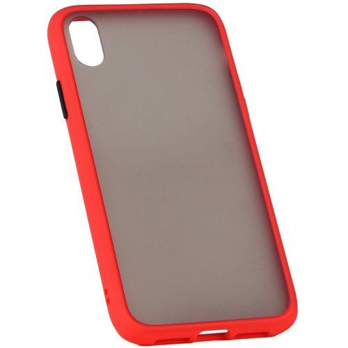 Чехол Matte Case для Realme C2 Красный/Черный