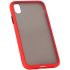 Чохол Matte Case для Realme 5 Pro Червоний/Чорний