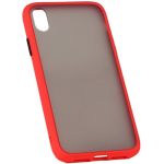 Чехол Matte Case для Vivo Y30 Красный/Черный