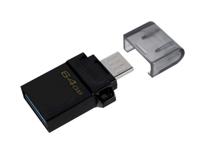 Flash накопитель Kingston DataTraveler 64Gb microDuo 3.0 G2, Black