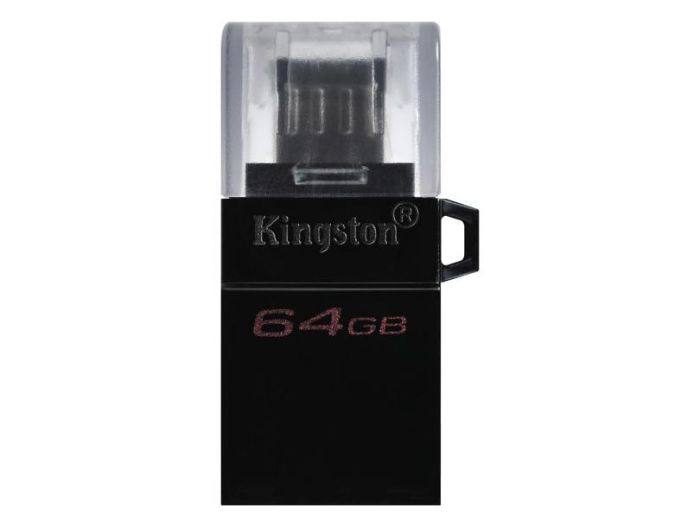Flash накопитель Kingston DataTraveler 64Gb microDuo 3.0 G2, Black