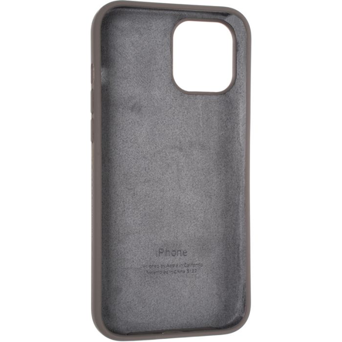 Чохол-накладка Original Full Soft Case для iPhone 12 Pro Max Cocao